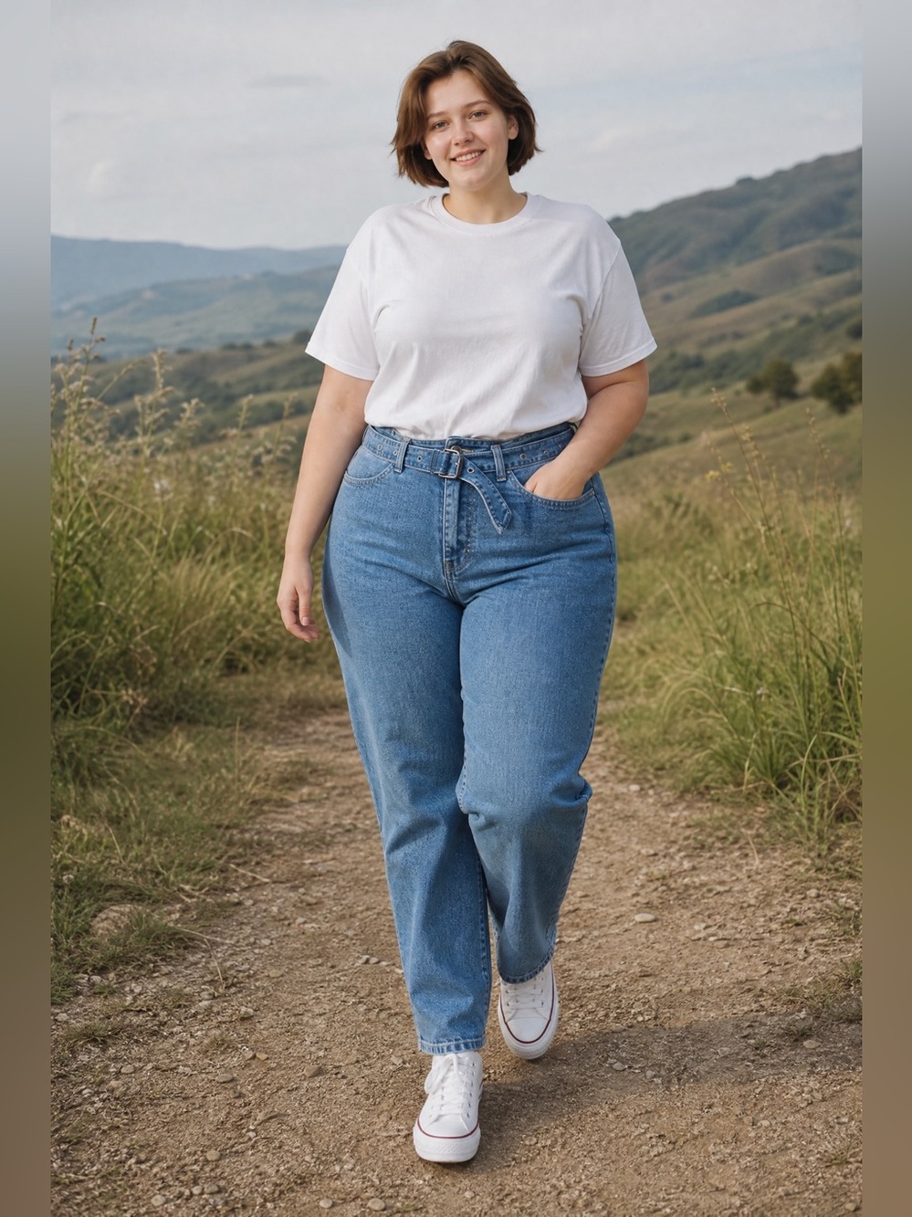 Women's Straight Leg Denim Jeans